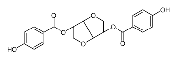 2,5-双缩山梨醇-双-4-羟基苯甲酸酯结构式