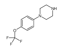 1-(4-三氟甲氧基苯基)哌嗪结构式