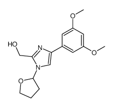 1-(2'-tetrahydrofuranyl)-2-hydroxymethyl-4(5)-(3'',5''-dimethoxyphenyl)imidazole Structure