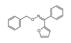 (Z)-(furan-2-yl)(phenyl)methanone O-benzyloxime Structure
