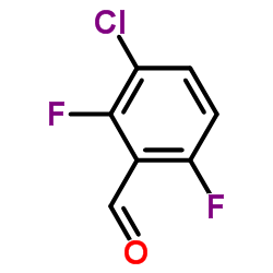 3-氯-2,6-二氟苯甲醛结构式