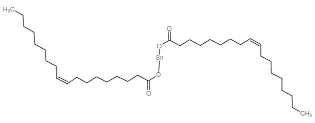 9-Octadecenoic acid(9Z)-, tin(2+) salt (2:1) structure