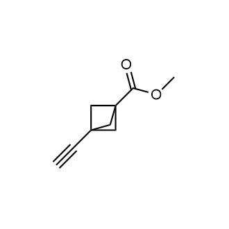 3-乙炔基双环[1.1.1]戊烷-1-羧酸甲酯结构式