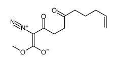 2-diazonio-1-methoxy-1,6-dioxoundeca-2,10-dien-3-olate Structure