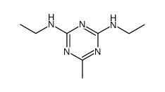 6-Methyl-2,4-di(ethylamino)-1,3,5-triazine structure