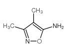 3,4-Dimethylisoxazol-5-amine Structure