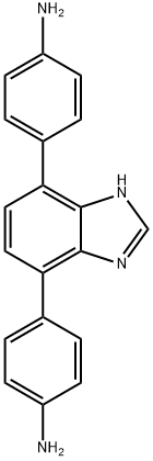 4,4’- ( 1H -苯并[ d )咪唑- 4,7 -二基)二苯胺结构式