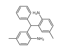 bis-(2-amino-5-methyl-phenyl)-phenyl-methane结构式