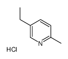 5-ethyl-2-methylpyridine hydrochloride结构式