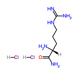 H-D-Arg-NH2.2HCl structure