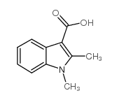 1,2-dimethylindole-3-carboxylic acid Structure