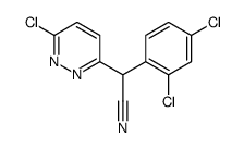 2-(6-CHLORO-3-PYRIDAZINYL)-2-(2,4-DICHLOROPHENYL)ACETONITRILE结构式