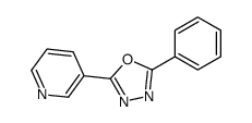3-(5-phenyl-1,3,4-oxadiazol-2-yl)pyridine结构式