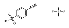 4-(Diazonium)benzenesulfonic Acid, Fluoroborate Salt结构式