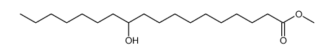 11-hydroxy-octadecanoic acid methyl ester结构式
