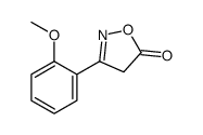 3-(2-METHOXYPHENYL)-5(4H)-ISOXAZOLONE结构式