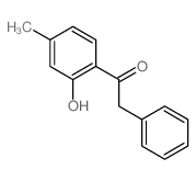 Ethanone,1-(2-hydroxy-4-methylphenyl)-2-phenyl- Structure