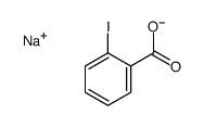 o-Iodobenzoic acid sodium salt structure