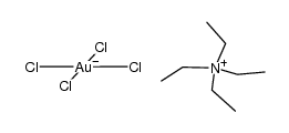 tetraethylammonium tetrachloroaurate(III) Structure