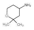 4-氨基-2,2-二甲基四氢吡喃结构式