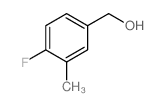 (4-氟-3-甲基苯基)甲醇结构式