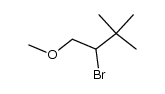 2-bromo-1-methoxy-3,3-dimethyl-butane结构式