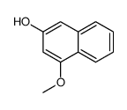 4-甲氧基-2-萘醇结构式