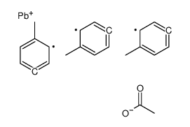 tris(4-methylphenyl)plumbyl acetate结构式