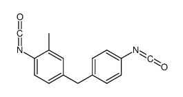 1-isocyanato-4-[(4-isocyanatophenyl)methyl]-2-methylbenzene Structure