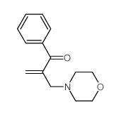 2-Propen-1-one,2-(4-morpholinylmethyl)-1-phenyl-结构式