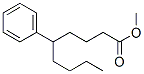 5-Phenylnonanoic acid methyl ester结构式