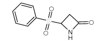 4-(苯磺酰基)-2-氮杂环丁酮结构式