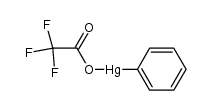 phenylmercury(II) trifluoroacetate Structure