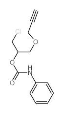 2-Propanol,1-chloro-3-(2-propynyloxy)-, phenylcarbamate (9CI)结构式
