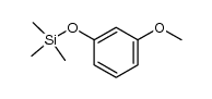3-Methoxyphenyloxytrimethylsilane structure