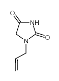 1-烯丙基乙内酰脲结构式