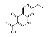 2-(methylthio)-5-oxo-5,8-dihydropyrido[2,3-d]pyrimidine-6-carboxylic acid Structure