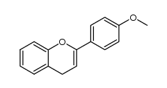 2-(4'-methoxyphenyl)-4H-chromene Structure