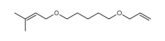 1-[(3-methyl-2-butenyl)oxy]-5-(2-propenyloxy)pentane Structure