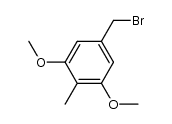3,5-dimethoxy-4-methylphenylmethyl bromide结构式