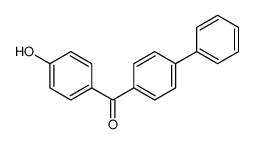(4-hydroxyphenyl)-(4-phenylphenyl)methanone Structure