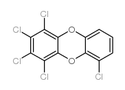 Dibenzo(b,e)(1,4)-dioxin, pentachloro- Structure