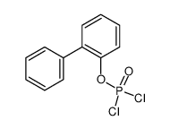 Dichlorophosphinic acid 2-biphenylyl ester Structure