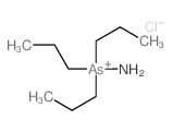 Arsonium,aminotripropyl-, chloride (1:1) Structure