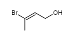 (2E)-3-bromo-but-2-ene-1-ol Structure