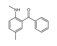 [5-methyl-2-(methylamino)phenyl]-phenylmethanone结构式