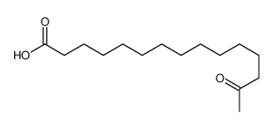 14-oxopentadecanoic acid Structure