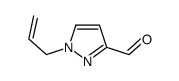 1-(4-烯丙基苯基)吡唑-3-甲醛结构式