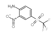 2-硝基-4-(三氟甲基磺酰)苯胺结构式