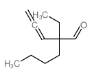 2-ethyl-2-propa-1,2-dienyl-hexanal结构式
